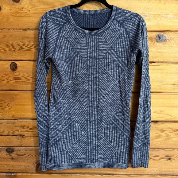 Lululemon Rest Less Pullover In Heathered Cadet Blue Size 6 Women - Picture 1 of 4